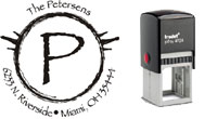 Self Inking Monogram Stamp - Trodat 4924 - MS9 MONOGRAM_STAMP_TR4924_MS9
